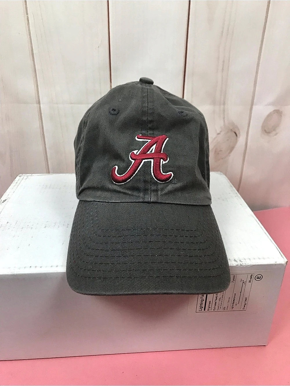 Fan Favorite University of Alabama Crimson Tide cap Gray & Red Cap